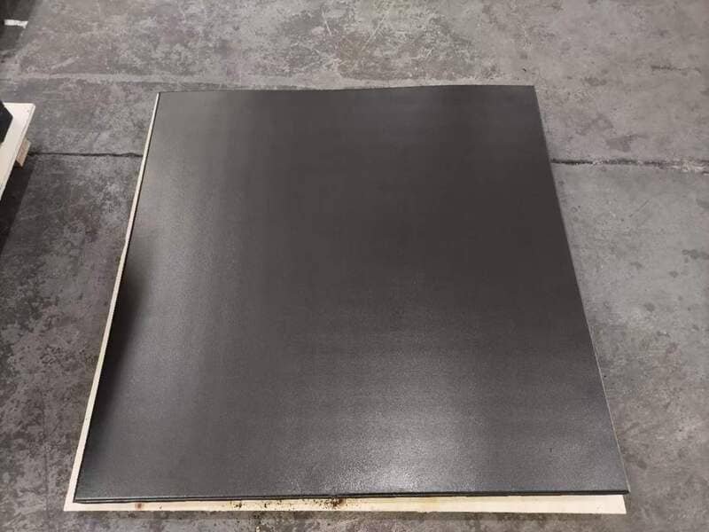 mikroskopische Ansicht von Gummiporen